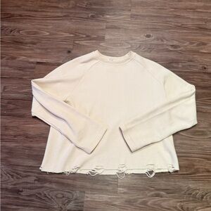 vintage distressed like waffle knit thermal from UNIFORMAL GARMENTS